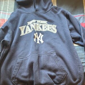 Stitches Navy Hoodie